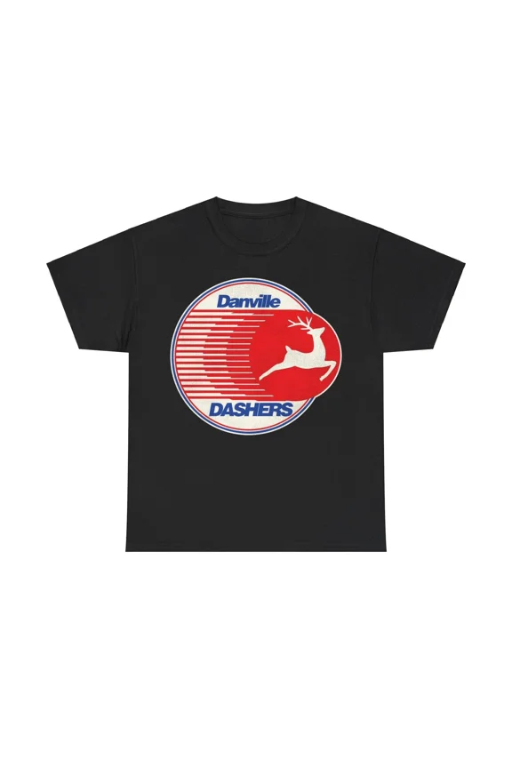 Danville Dashers Red Blue Logo Hockey Team Heritage Unisex T-Shirt, up to size 5XL