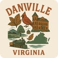 thumbnail image 1 of Danville Virginia Keepsakes Souvenir Vinyl Sticker – Destination Travel Keepsake Collectible (6-Inches Wide), 1 of 3