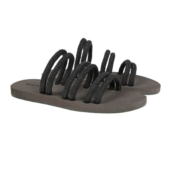 Danward Men's Corded Slide with Micro Sole 11 Black