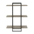 thumbnail image 1 of Danya B. Antigua Crossed Double Rectangle Shelf Unit, 1 of 7