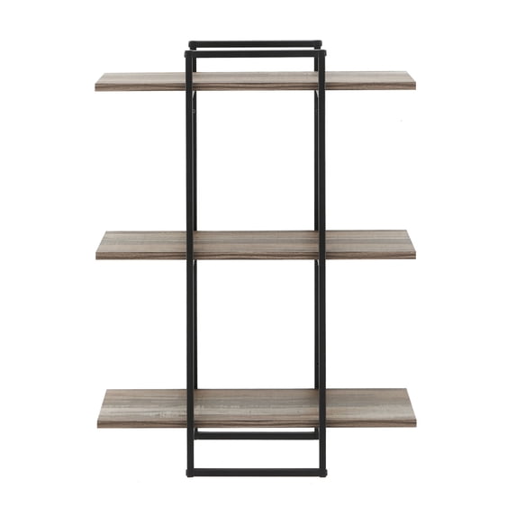 Danya B. Antigua Crossed Double Rectangle Shelf Unit