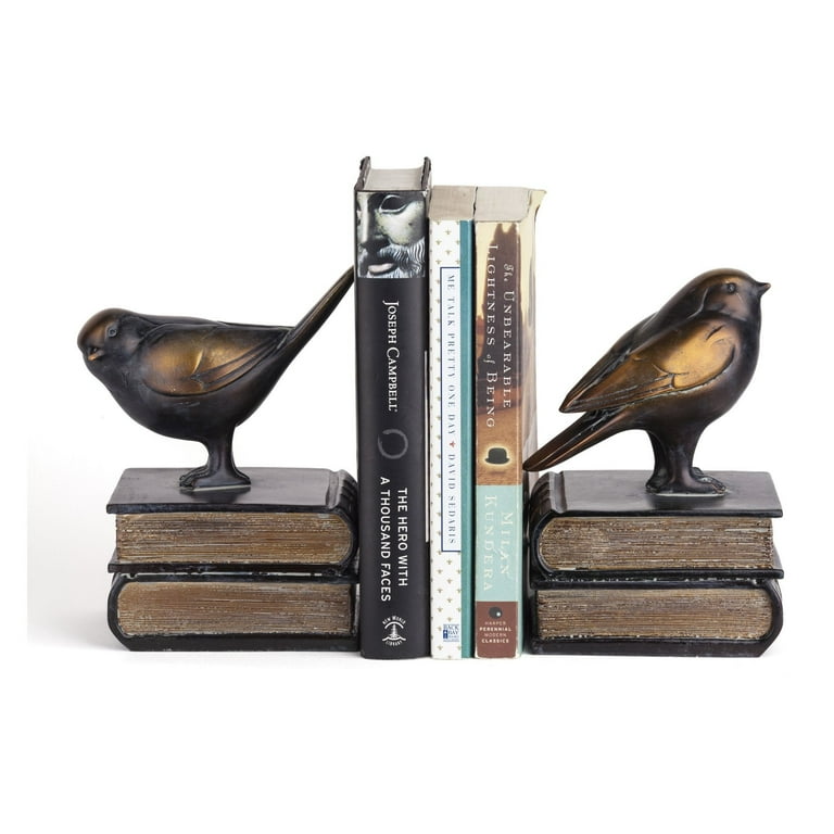Birds on Books Bookend Set Birds on Books Bookend Set