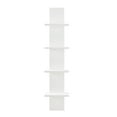 thumbnail image 1 of Danya B. Arica Utility Column 4-Tier Spine Wall Shelves (White), 1 of 11