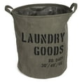 thumbnail image 1 of Danya B. Army Canvas Laundry Bucket, 1 of 6