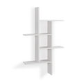 thumbnail image 1 of Danya B. Cantilever Cubby Decorative Modern Wall Mount Shelf – Horizontal or Vertical (White), 1 of 6