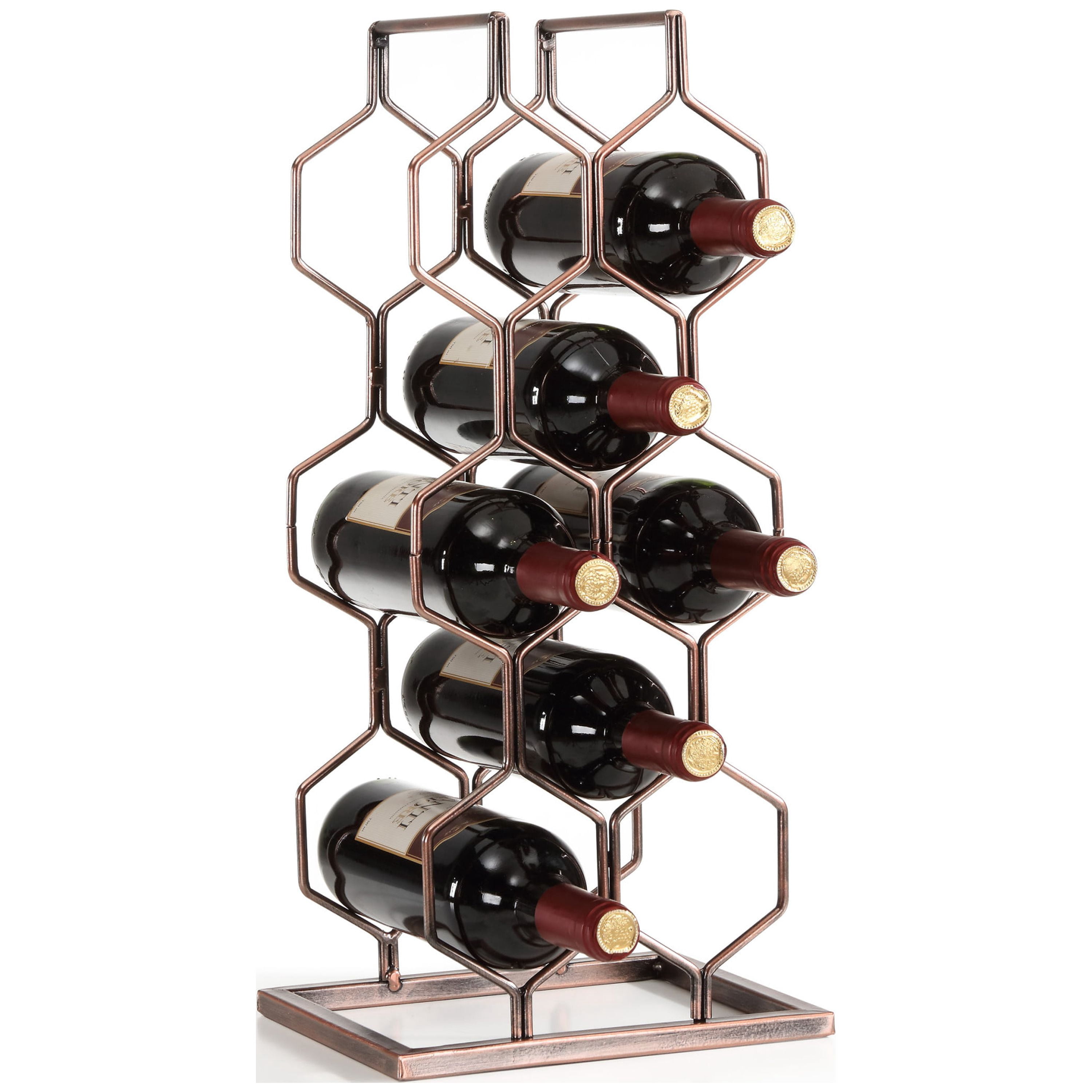 Danya B. HG11631 8 Bottle Wine Rack - Red - Walmart.com