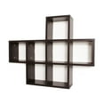 thumbnail image 1 of Danya B. Cubby Laminated Walnut Veneer Shelving Unit, 1 of 2