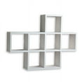 thumbnail image 1 of Danya B Cubby Laminated White Veneer Shelving Unit, 1 of 2