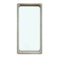thumbnail image 1 of Danya B. Distressed White-Wash Wood Shadow Box Rectangular Wall Mirror - 32" x 15.75", 1 of 8