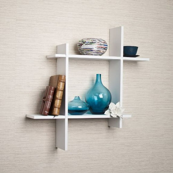 Danya B FF6014B Asymmetric Wall Shelf 24W 24H