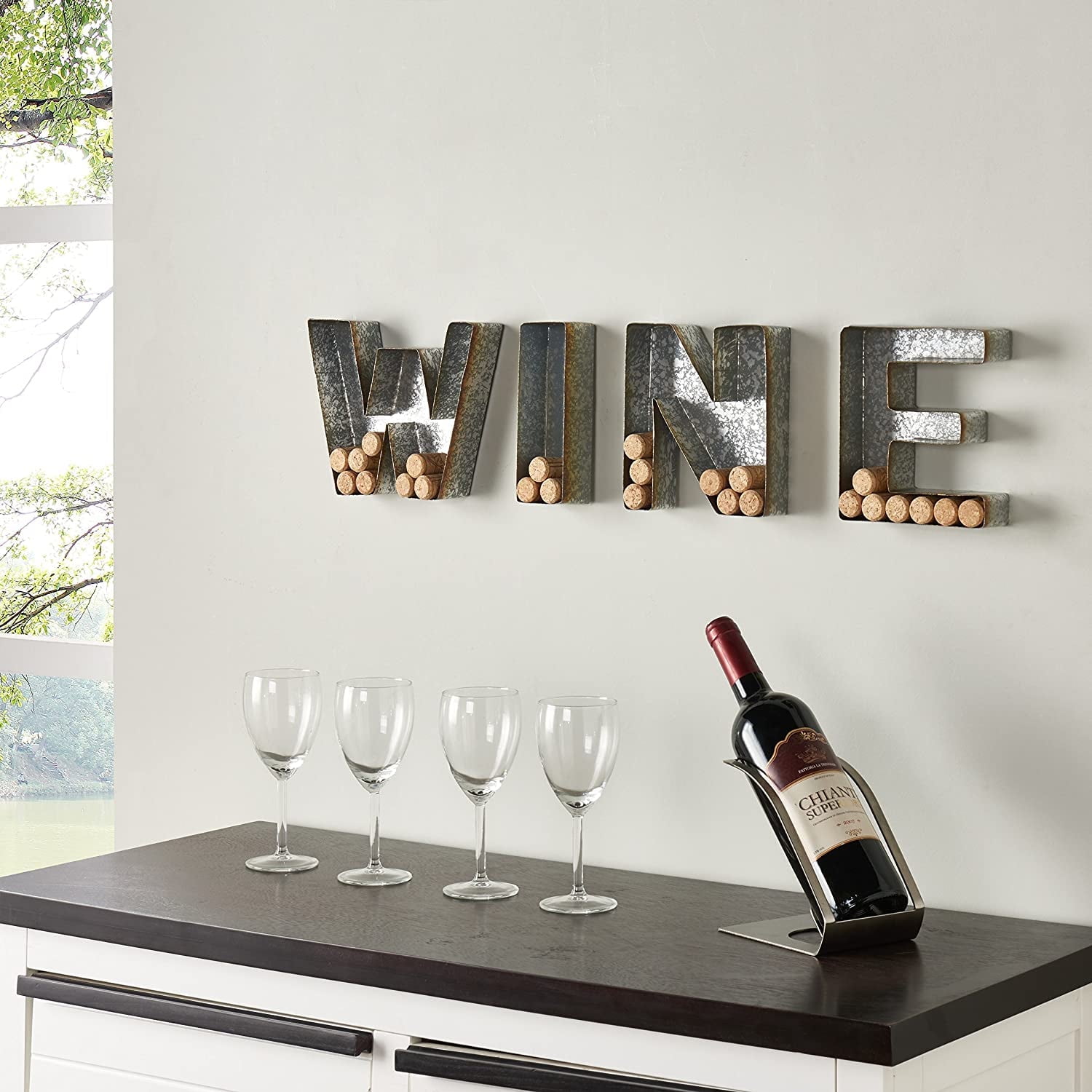 Hanging wine cork holder hotsell
