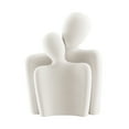 thumbnail image 1 of Danya B. Hans Cream Abstract Nesting Two Piece Couple Decorative Accent Matte Ceramic Sculpture Figure Set, 1 of 8