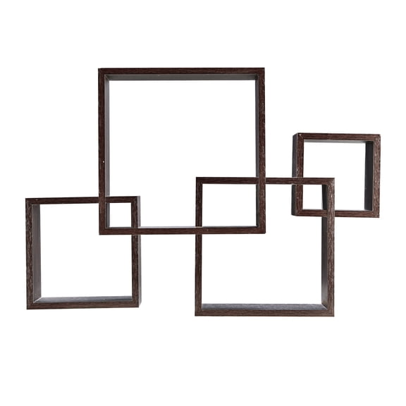Danya B. Intersecting Cube Shelves - Black