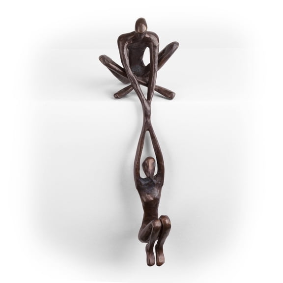 Danya B. Man Lifting Woman from Ledge Sculpture
