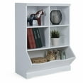 thumbnail image 1 of Danya B. Multi-Cubby Storage Cabinet - White, 1 of 6