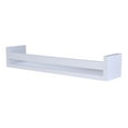 thumbnail image 1 of Danya B. Single Tier 18" Wall Mount Decorative Spice / Supplement/ Home Decor Organizer Rack Shelf– White, 1 of 7