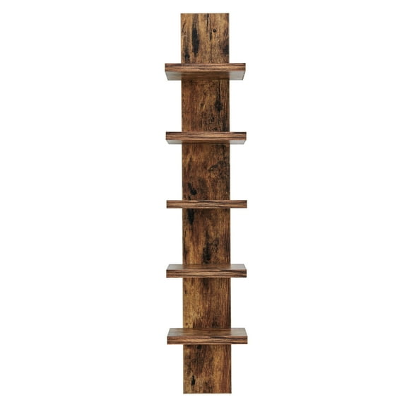 Danya B. Utility Column Spine Wall Shelves - Pine