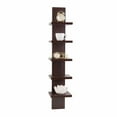 thumbnail image 1 of Danya B. Utility Column Spine Wall Shelves - Walnut, 1 of 14