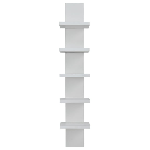 Danya B. Utility Column Spine Wall Shelves - White