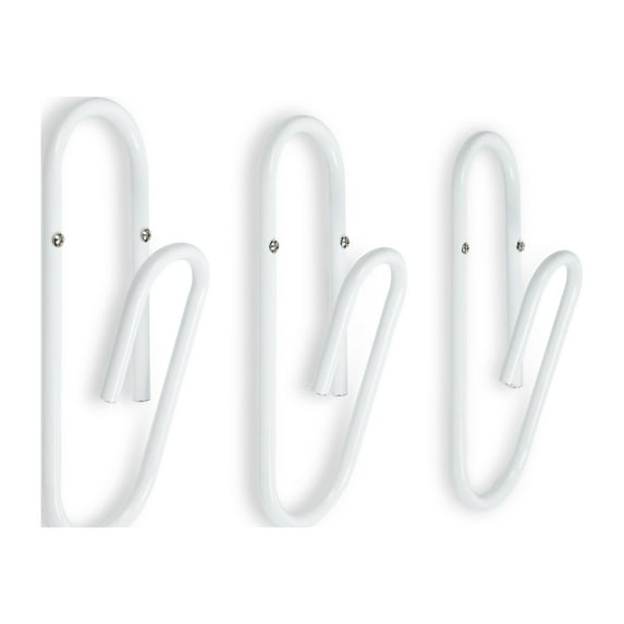 Danya B White Paper Clip Coat Hangers (Set of 3)