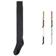 thumbnail image 1 of Danyang Thick Ribbed Knit Thigh High Socks Soft Warm Stretchy Hosiery For Winter Indoor Daily Casual Cold Weather Wear,Dark Gray,One Size, 1 of 4