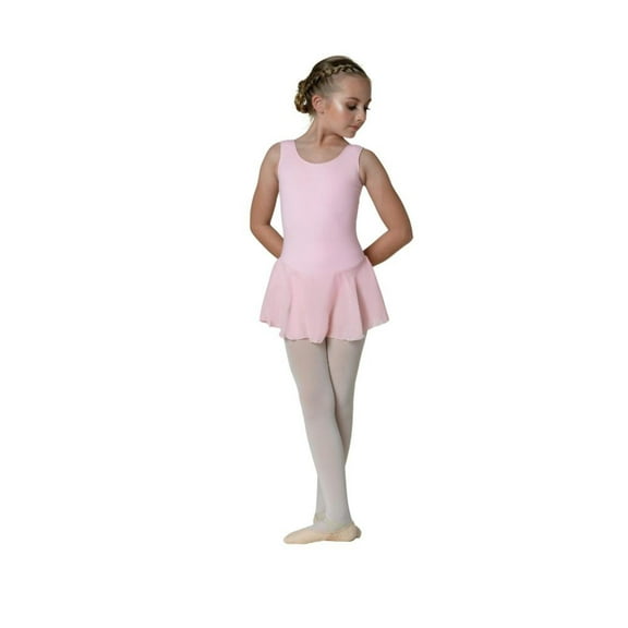 DanzNmotion by Danshuz Girl's Tank Dress 6X-7 PINK