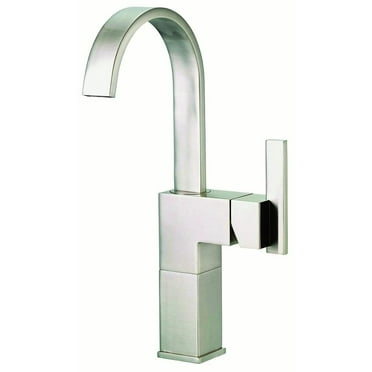 Danze D201144BN Sirius Single Handle Vessel Faucet with Drain, Brushed Nickel