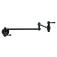 thumbnail image 1 of Opulence 1H Wall Mount Pot Filler 2.2gpm Satin Black, 1 of 3