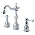 thumbnail image 1 of Danze D303257 Opulence Two-Handle Widespread Bathroom Faucet with Metal Touch-Down Drain, Chrome, 1 of 3