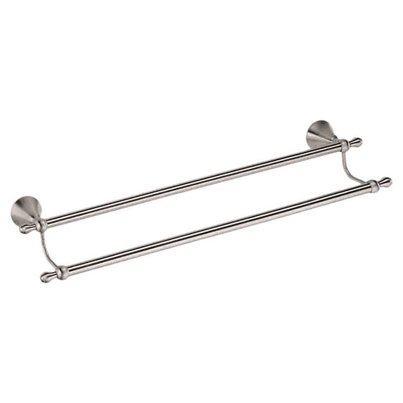 Danze D441602BN Bannockburn 24-Inch Double Towel Bar, Brushed Nickel