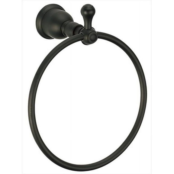 Danze D442111BS Opulence Towel Ring, Satin Black
