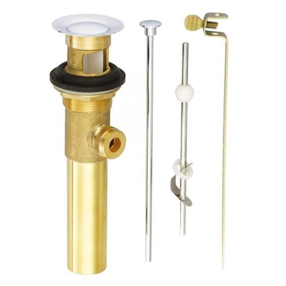 Danze D495002 1 1/2" Metal Pop-up Drain Assembly w/Lift Rod & Overflow Chrome