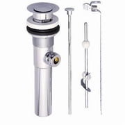 Danze D495002BN 1. 5 inch Metal Pop-Up Drain Assembly with Lift Rod and Overflow in Brushed Nickel