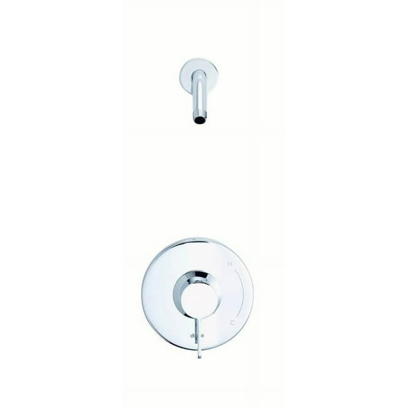 Danze D520530LSTC Amalfi Shower-Only Trim and Treysta Cartridge-Less Showerhead, Chrome