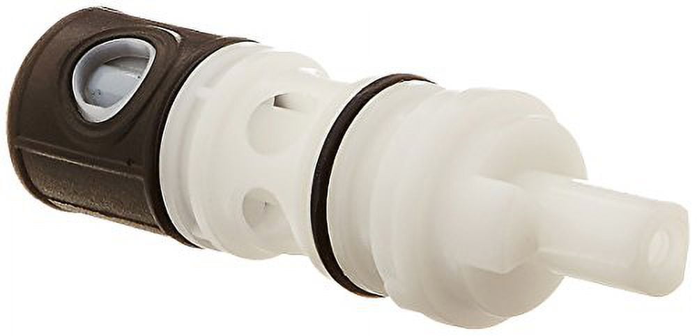 White and Brown ADA Compliant Three-Handle Tub and Shower Diverter Cartridge