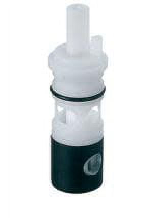 White and Brown ADA Compliant Three-Handle Tub and Shower Diverter Cartridge