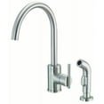 thumbnail image 1 of Danze Parma Single Handle Kitchen Faucet with Side Spray, Stainless Steel, 1 of 3