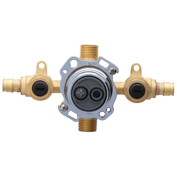 Danze Treysta Tub & Shower Valve- Horizontal Inputs WITH Stops- Cold Expansion Pex