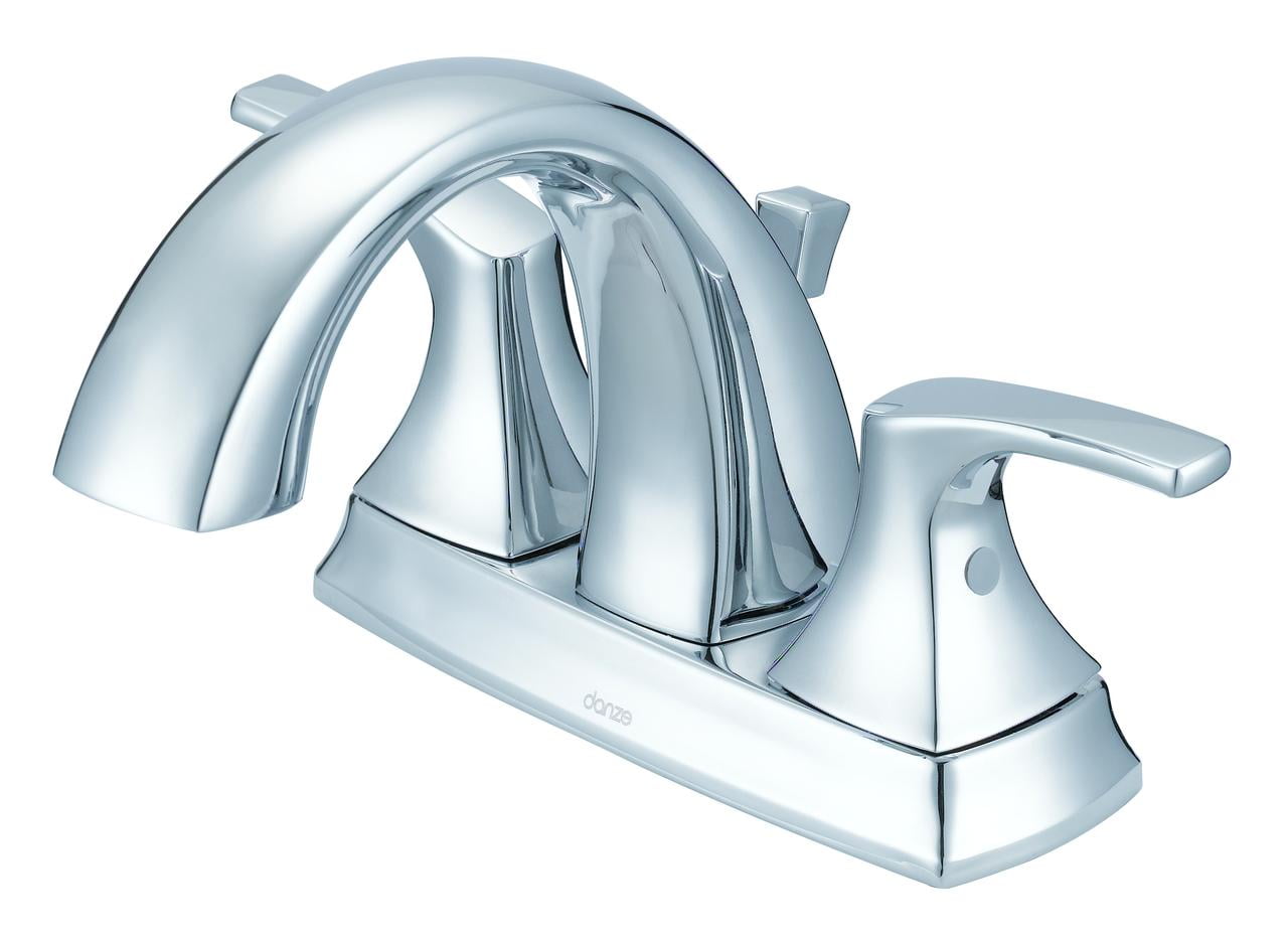 Vaughn Chrome Centerset Bathroom Faucet with Metal Pop-Up Drain