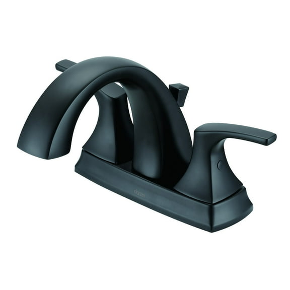 Danze Vaughn Centerset Bathroom Faucet, Satin Black