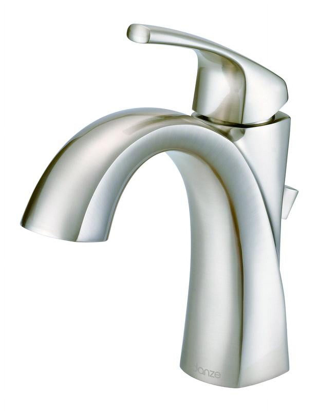 Danze Vaughn Single Handle Bathroom Faucet, Brushed Nickel