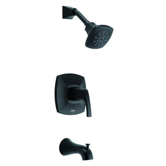 Danze Vaughn Tub and Shower Trim, Satin Black
