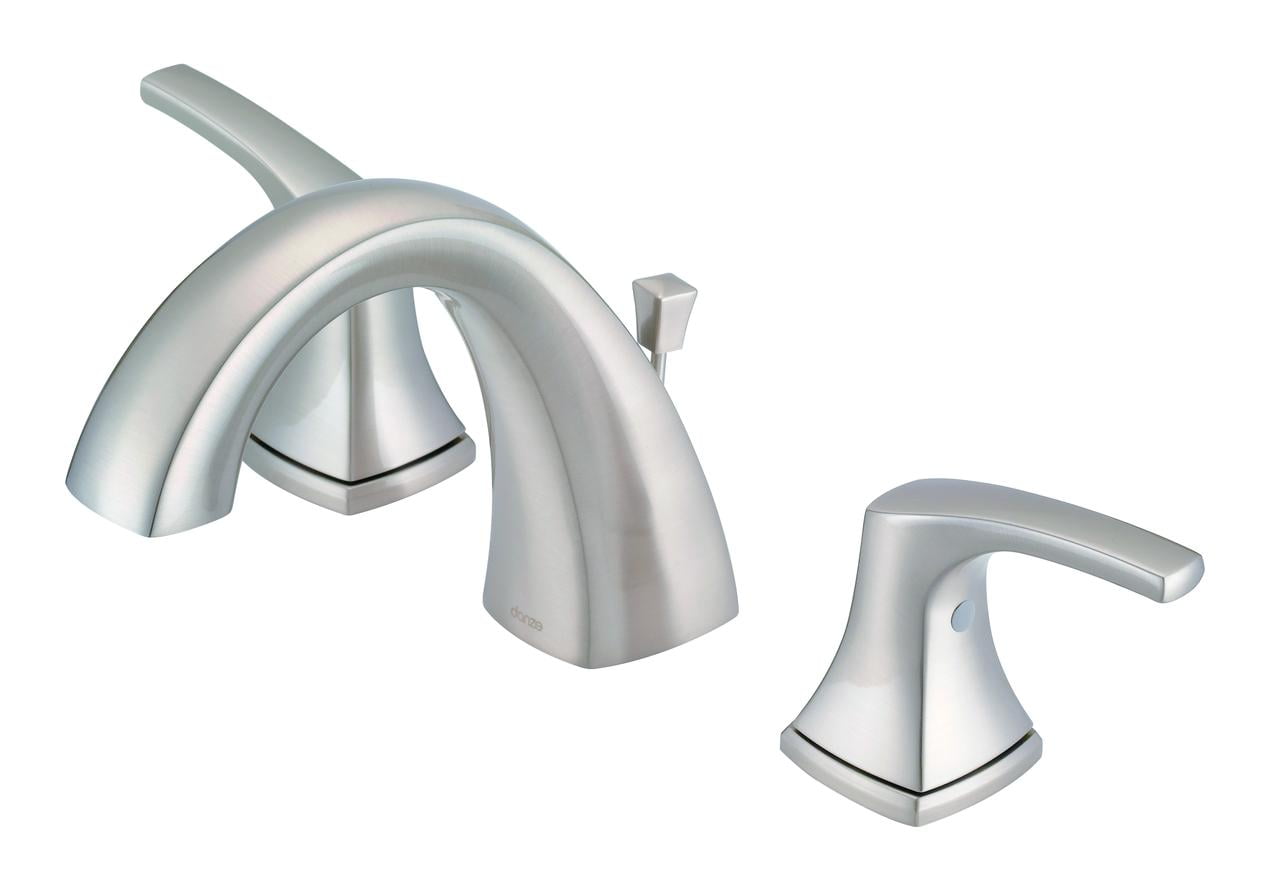 Vaughn Modern Brushed Nickel 2-Handle Widespread Bathroom Faucet