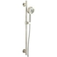 thumbnail image 1 of Danze Versa 30-Inch Slide Bar Assembly with Parma Five Function Handshower, 2.0 GPM, Brushed Nickel, 1 of 1