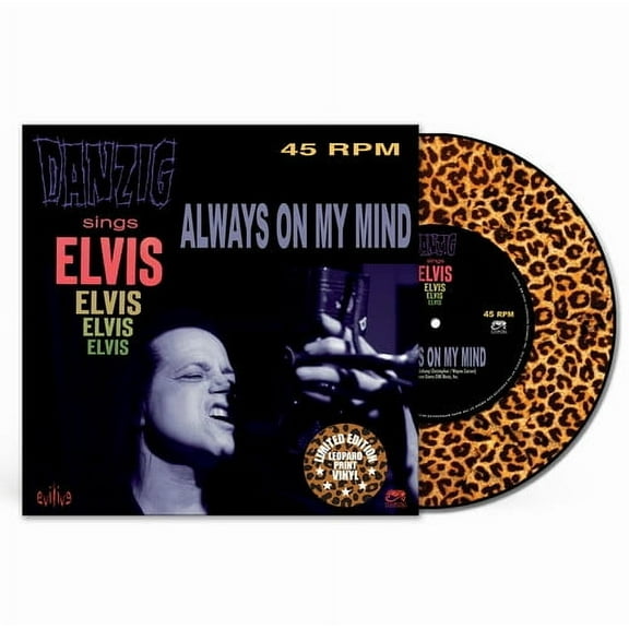 Danzig - Always On My Mind (Leopard Vinyl) - Music & Performance [7-Inch]