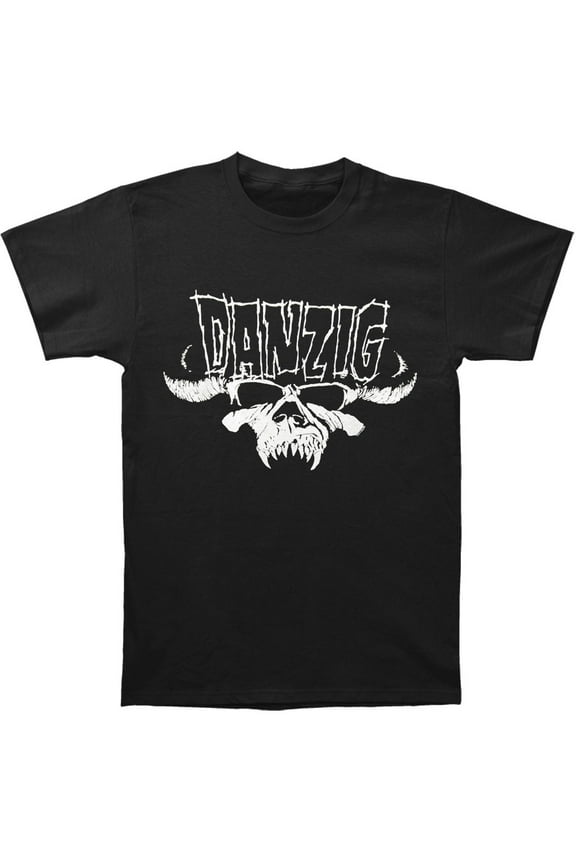Men's Skull & Logo T-shirt Small Black