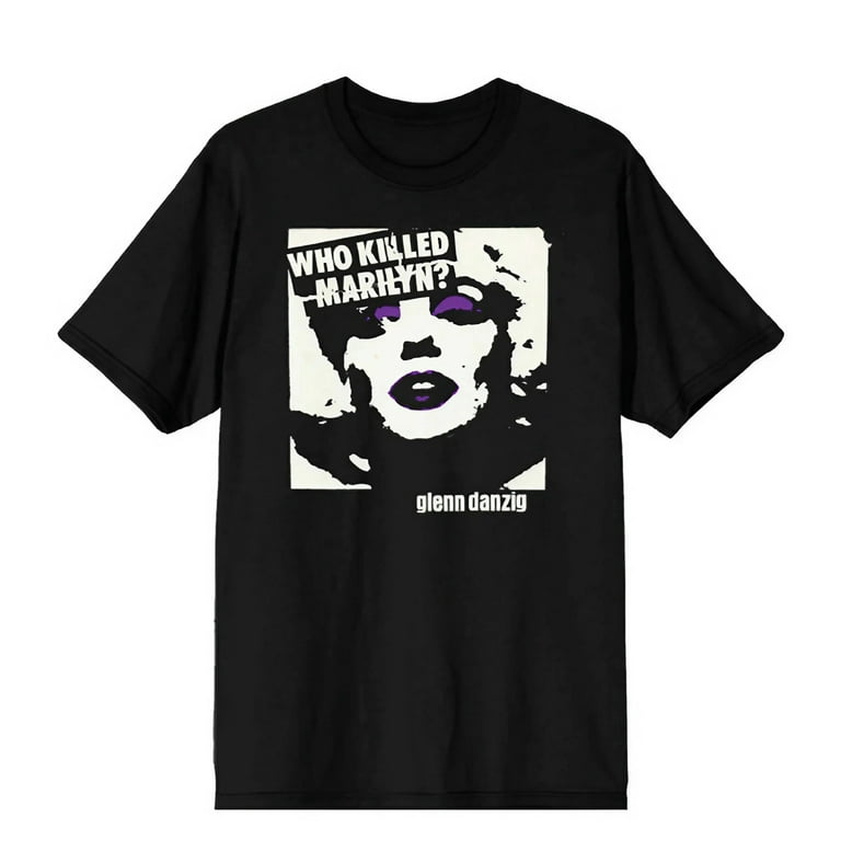 Danzig Men s Who Killed Marilyn T Shirt Black Large Officially