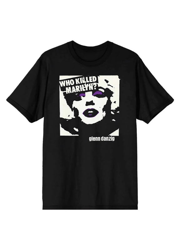 Danzig Men's Who Killed Marilyn T-Shirt Black Large | Officially Licensed Merchandise