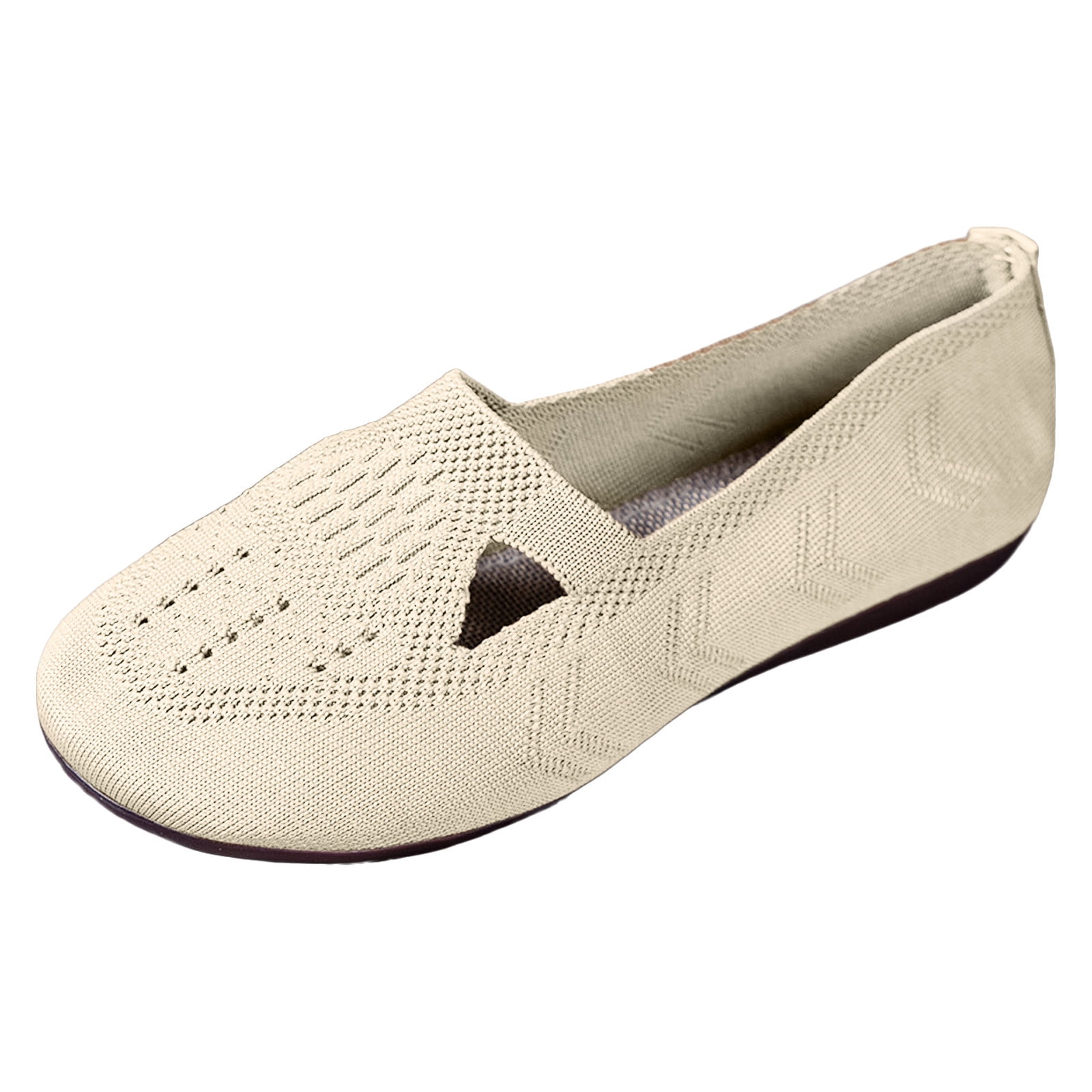 DaoAg Ladies Breathable Hollow Out Mesh Flat Out Lightweight Large Size