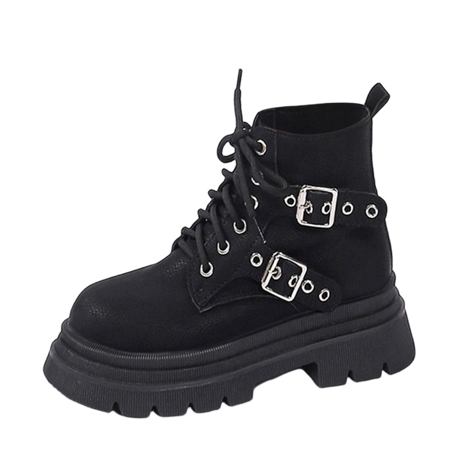 DaoAg Ladies Fashion Solid Leather Belt Buckle Decorative Lace Up Thick